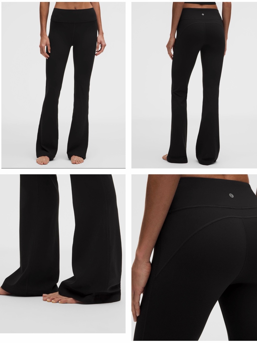 lululemon athletica Black High-Rise Bootcut Yoga Pant